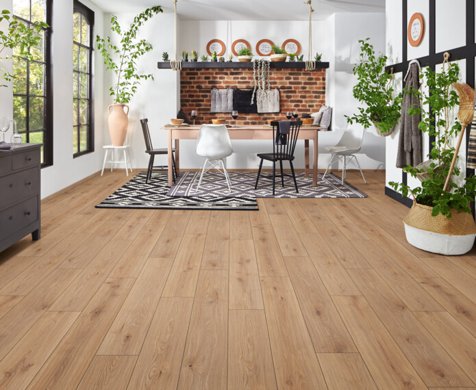 LOGOCLIC<sup>®</sup> Moisture resistant laminate flooring aquaprotect smart
