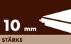 Stärke 10mm