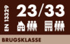 Brugsklasse 33