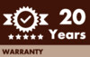 20 years warranty