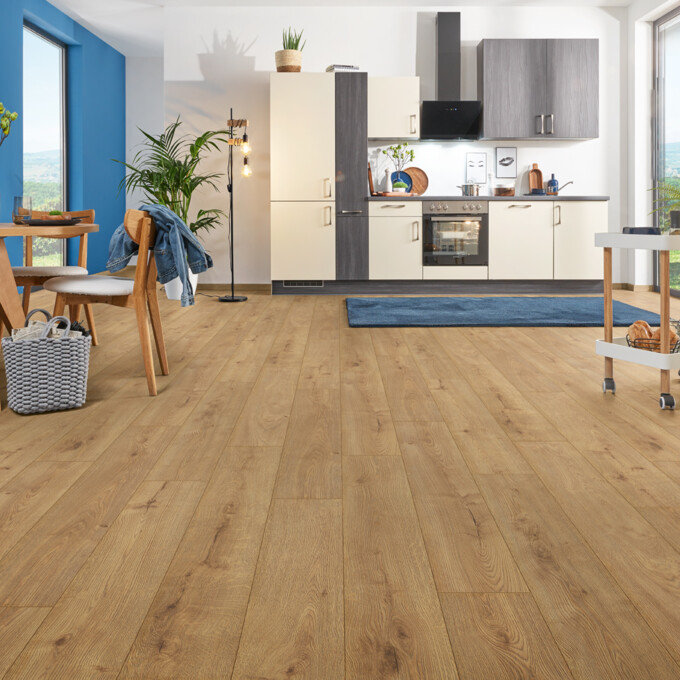 LOGOCLIC<sup>®</sup> Moisture resistant laminate flooring aquaprotect smart silent: Decor K326 Pandora
