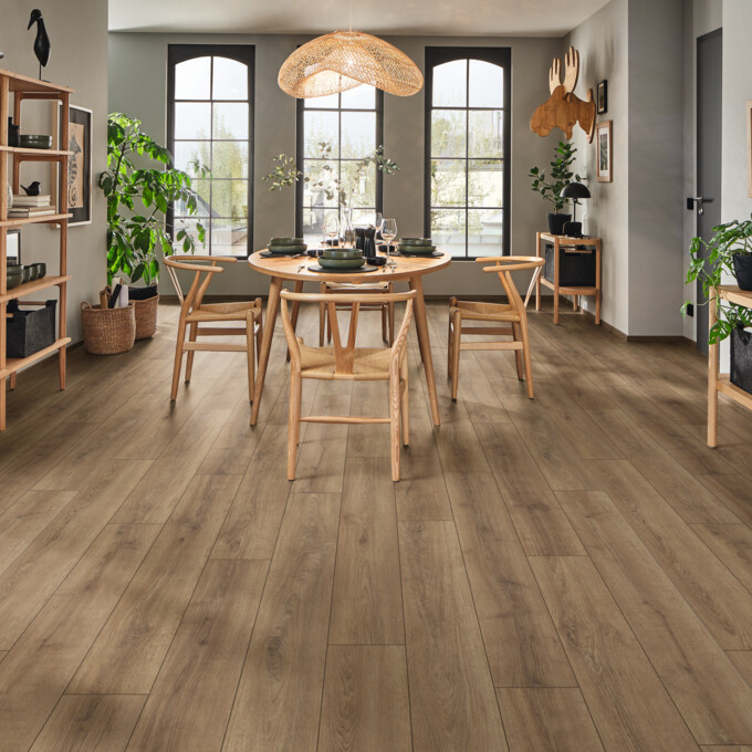 LOGOCLIC<sup>®</sup> Moisture resistant laminate flooring vinto eco: Decor K647 Manhatten