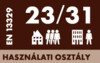 Használati osztály 31