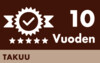 10 vuoden takuu