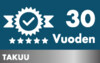 30 vuoden takuu