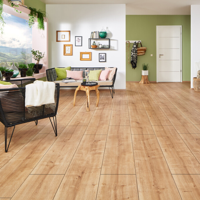 LOGOCLIC<sup>®</sup> Laminát v mokré místnosti vinto wide: Dekor 8456 dub Palazzo