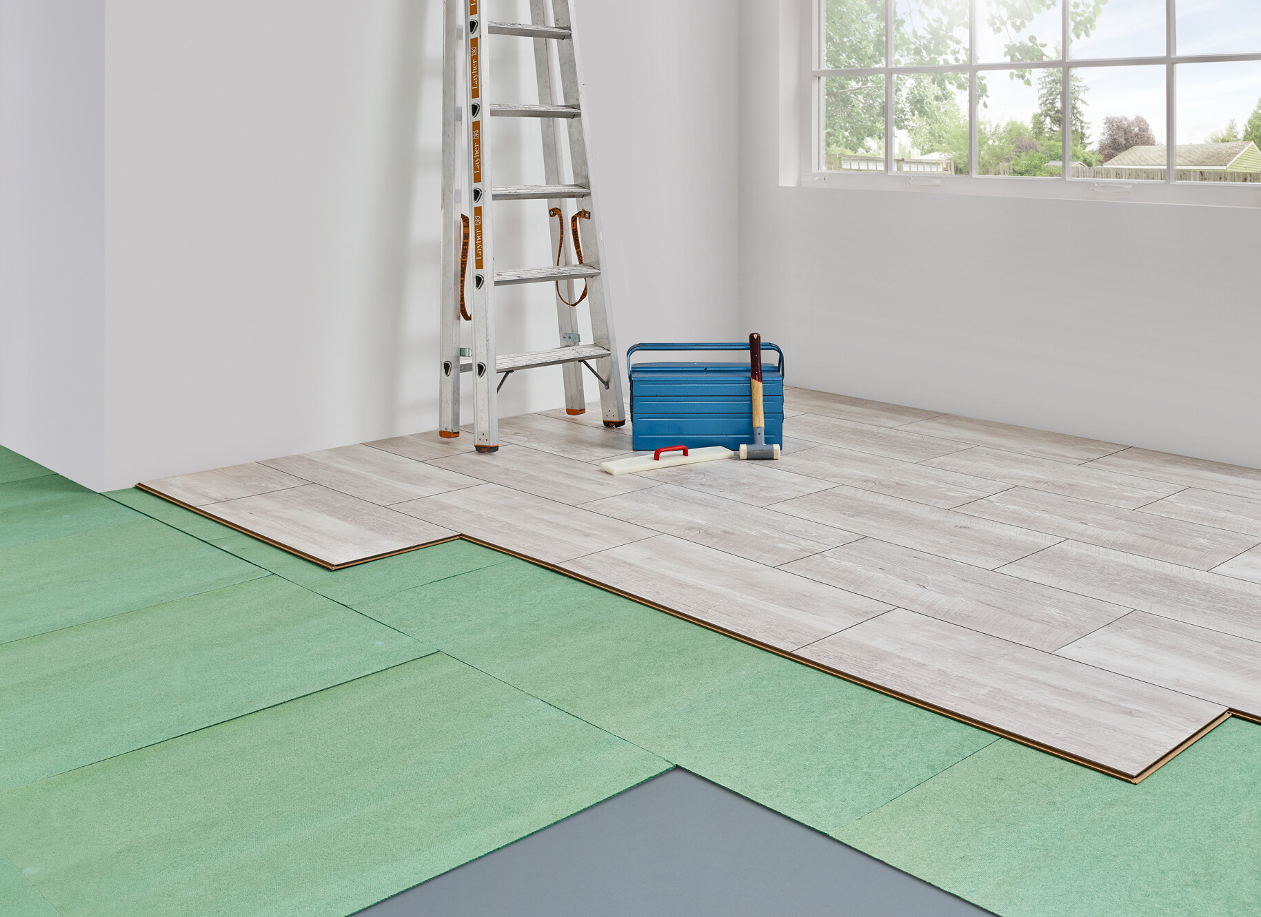 Trittschalldämmung weniger Tritt und Gehschall bei Laminat