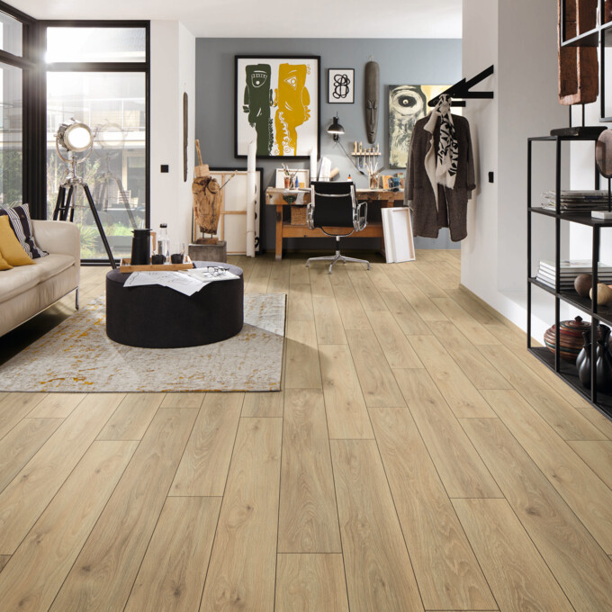 LOGOCLIC<sup>®</sup> Moisture resistant laminate flooring vinto eco: Decor K625 Negroni