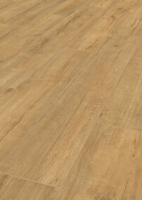 Heller Laminatboden mit natürlicher Holzoptik und feiner Maserung.