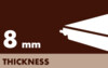 Thickness 8mm