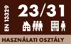 Használati osztály 31