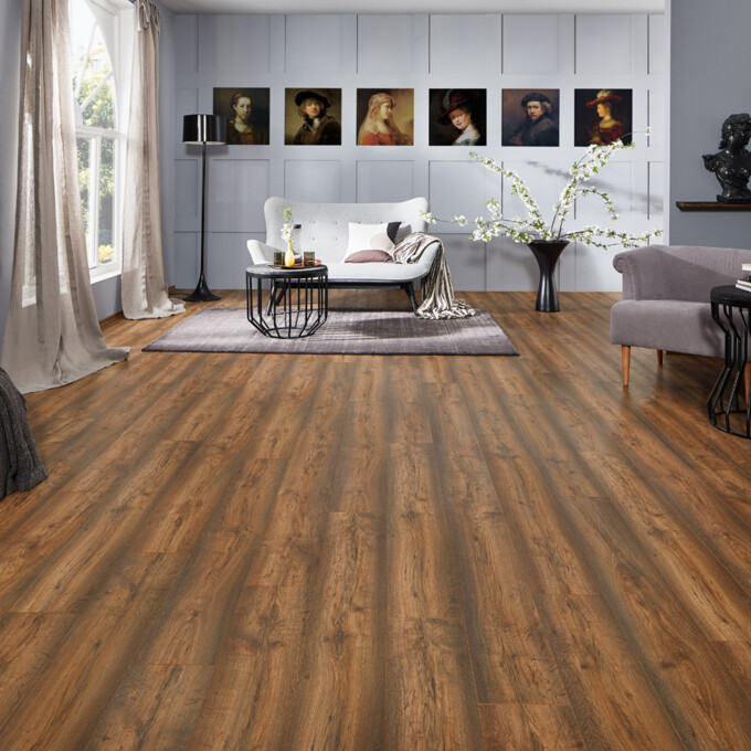 LOGOCLIC<sup>®</sup> Suelo laminado vinto classic: Decoración 8274 Nogal Bérgamo