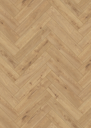 LOGOCLIC<sup>®</sup> Moisture resistant laminate flooring herringbone: Decor K326h Galaxy Oak