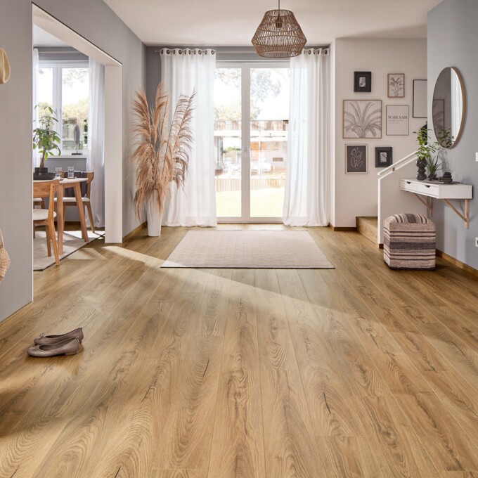LOGOCLIC<sup>®</sup> Laminado de cuarto húmedo vinto bold: Decoración K476 Eiche Kronos