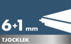Tjocklek 6+1mm