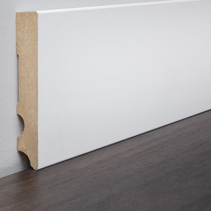 LOGOCLIC<sup>®</sup> Trend skirting boards Chamfered skirting board 100mm: Decor 9002 