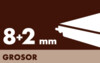 Grosor 8+2mm
