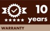 10 years warranty