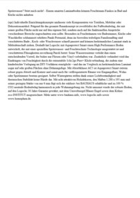Text über die Vorteile von wasserfestem Laminatboden in Feuchträumen wie Bad und Küche. Erwähnung von LOGOCLIC<sup>®</sup> mit Aquaprotect Smart Technologie.