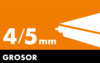 Grosor 4-5mm