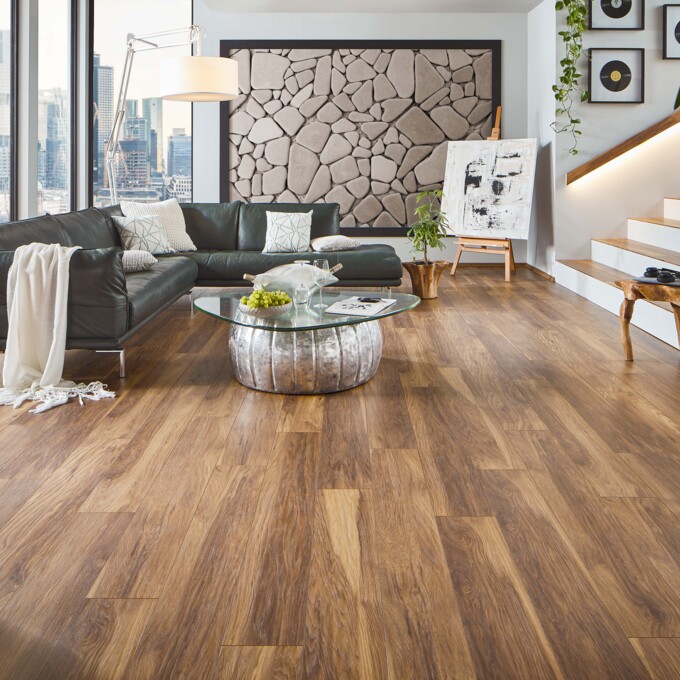 LOGOCLIC<sup>®</sup> Laminado de cuarto húmedo vinto bold: Decoración 8155 Marsala